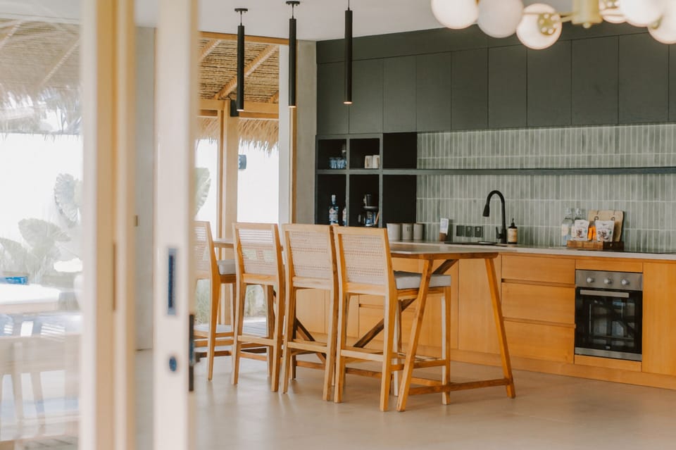 Royal Villa, 3 Bedrooms, Beachfront | Private kitchenette | Coffee/tea maker, mini-fridge, electric kettle, paper towels