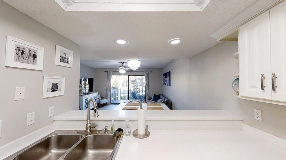 view from kitchen