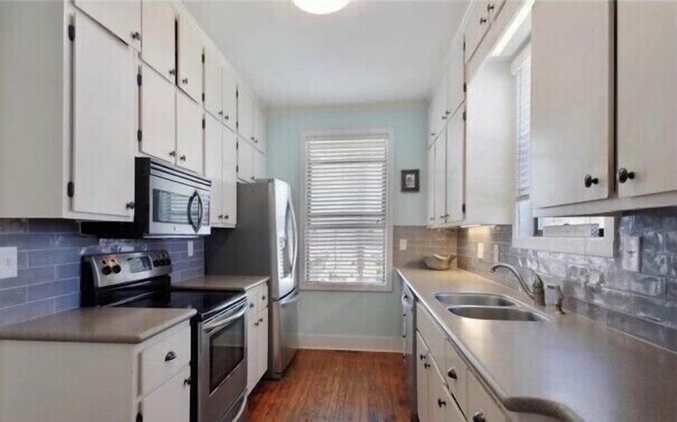 Fully stocked kitchen has everything you could possibly need and more