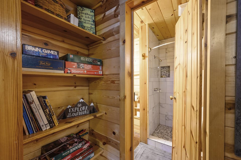 Entrance to guest bathroom
