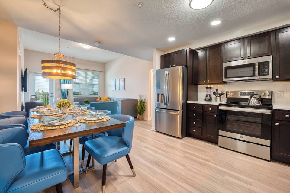 Kitchen and dining area