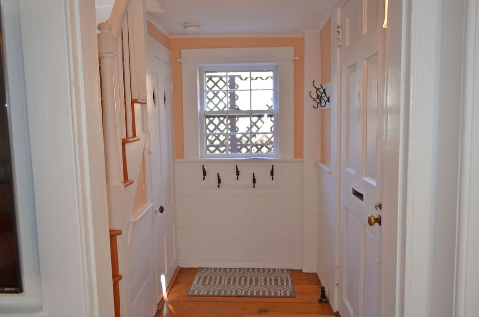 View from living room looking toward the front entry.