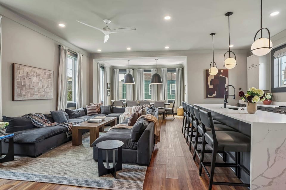 Open Concept Chef's Kitchen | Fully Equipped | Gas Stove | Second Floor