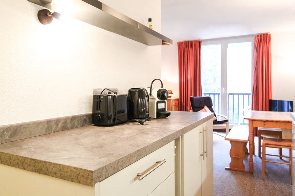 Kitchen includes Nespresso, toaster, kettle
