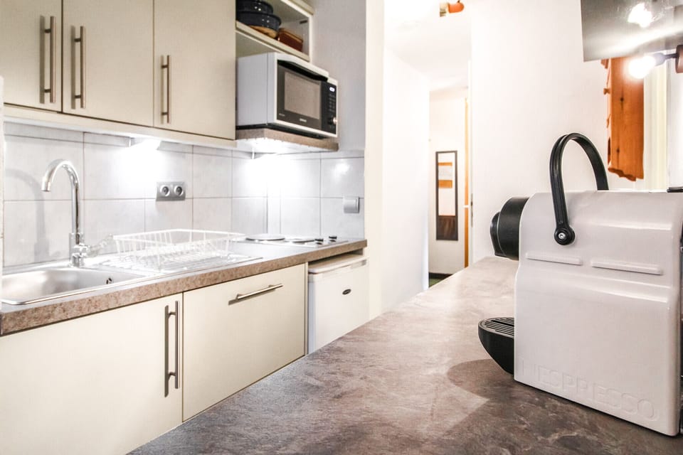 Well equipped galley kitchen
