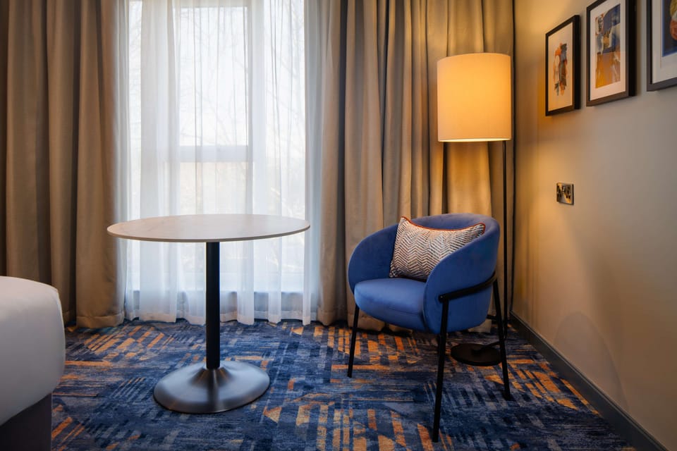 In-room safe, desk, blackout drapes, iron/ironing board