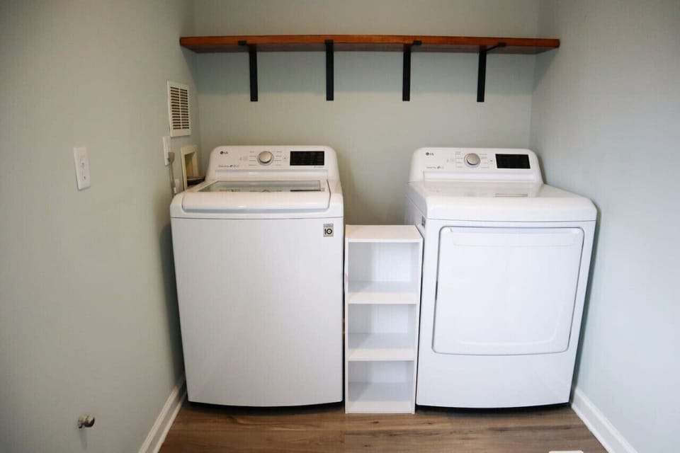 We provide enough laundry detergent to get you started. If you're bringing a larger group for a longer period of time, you may need to supply your own additional.