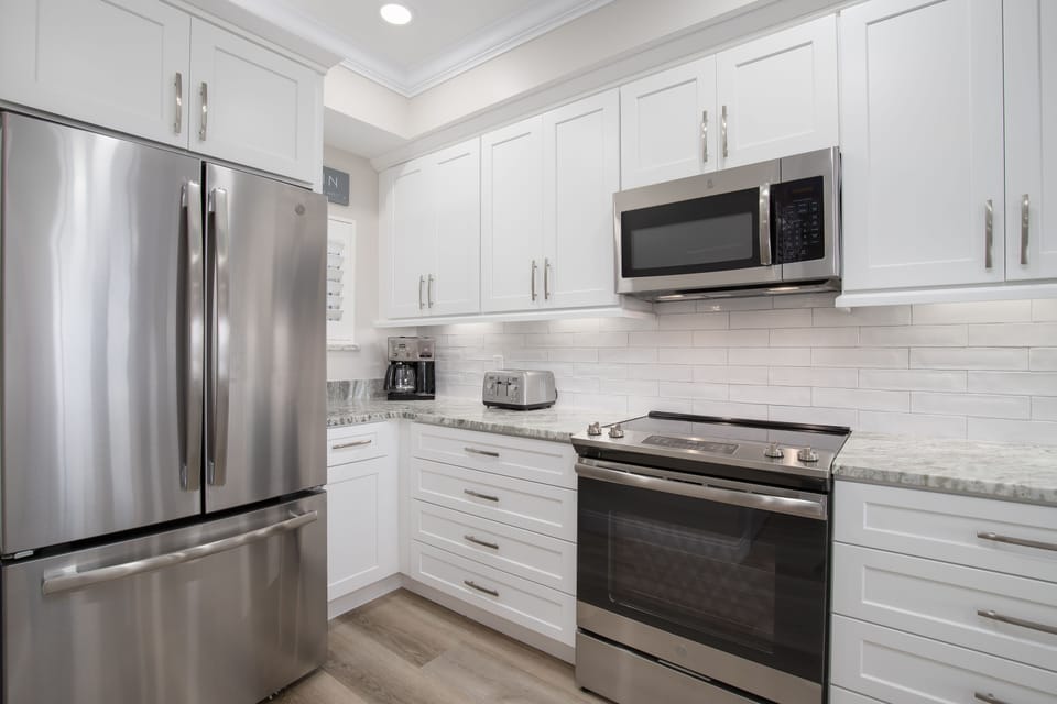 Kitchen with modern appliances