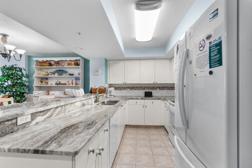 The family chef will love this updated kitchen complete with a huge workspace.