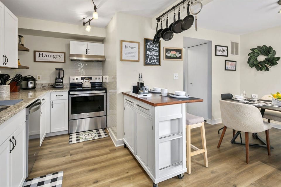 Stocked with cooking & dining essentials
