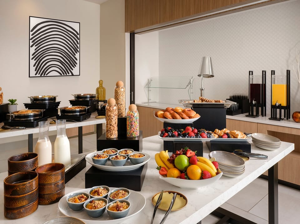Daily cooked-to-order breakfast for a fee