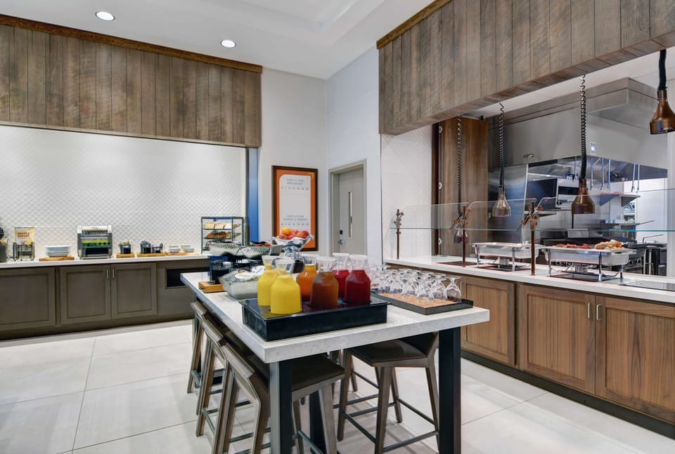 Daily cooked-to-order breakfast for a fee