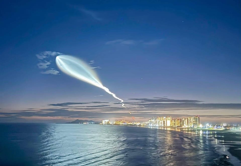 Frequent Space X Launches over Rocky Point