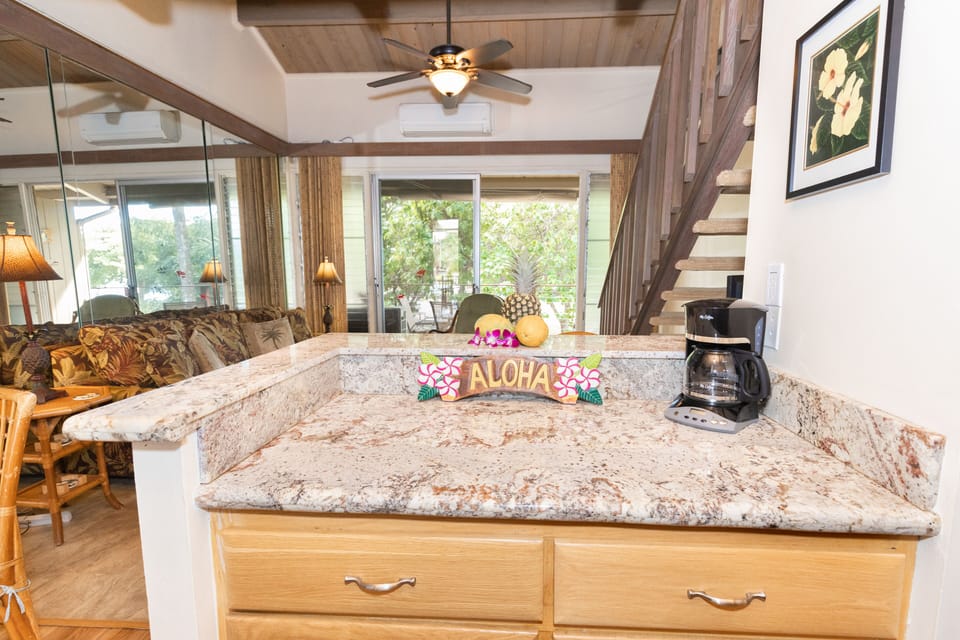 View from kitchen