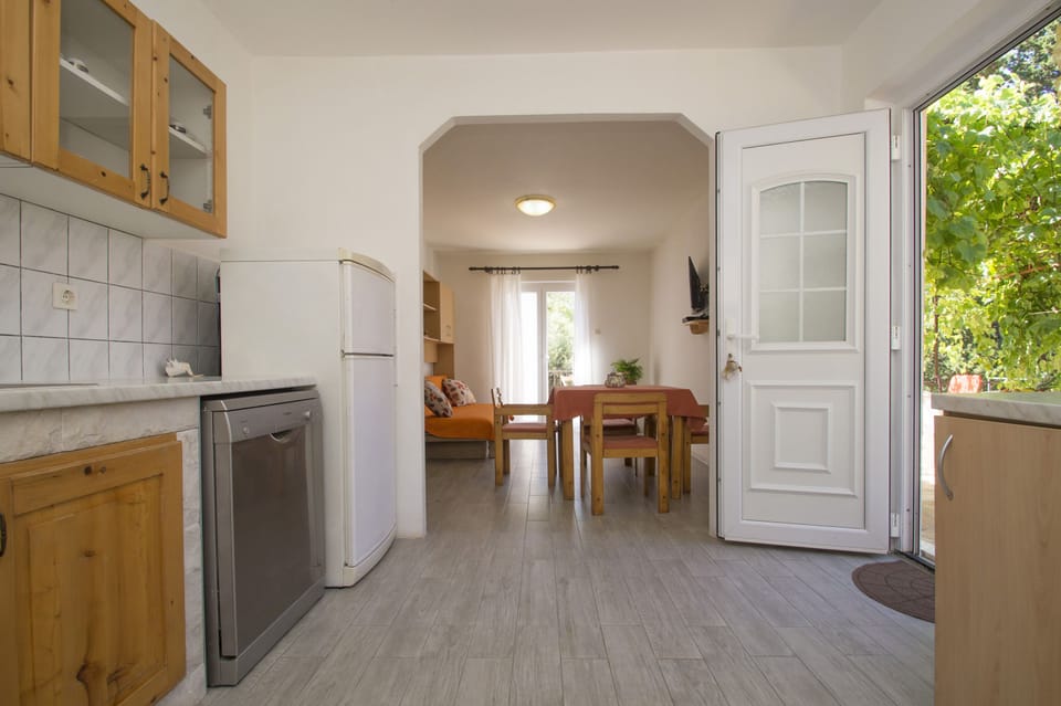 Apartment (Two Bedroom Apartment with Terrace) | Private kitchen | Fridge