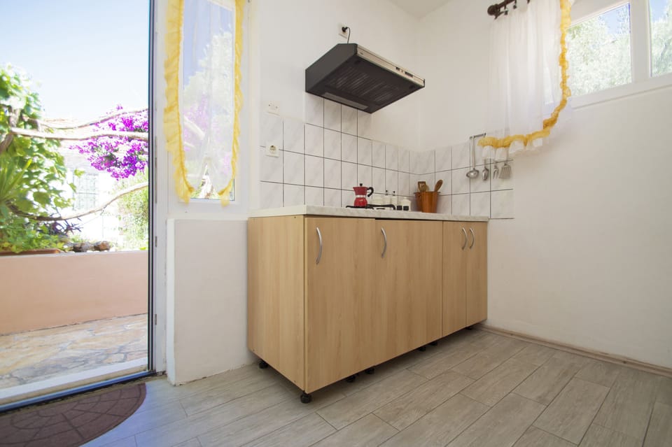Apartment (Two Bedroom Apartment with Terrace) | Private kitchen | Fridge