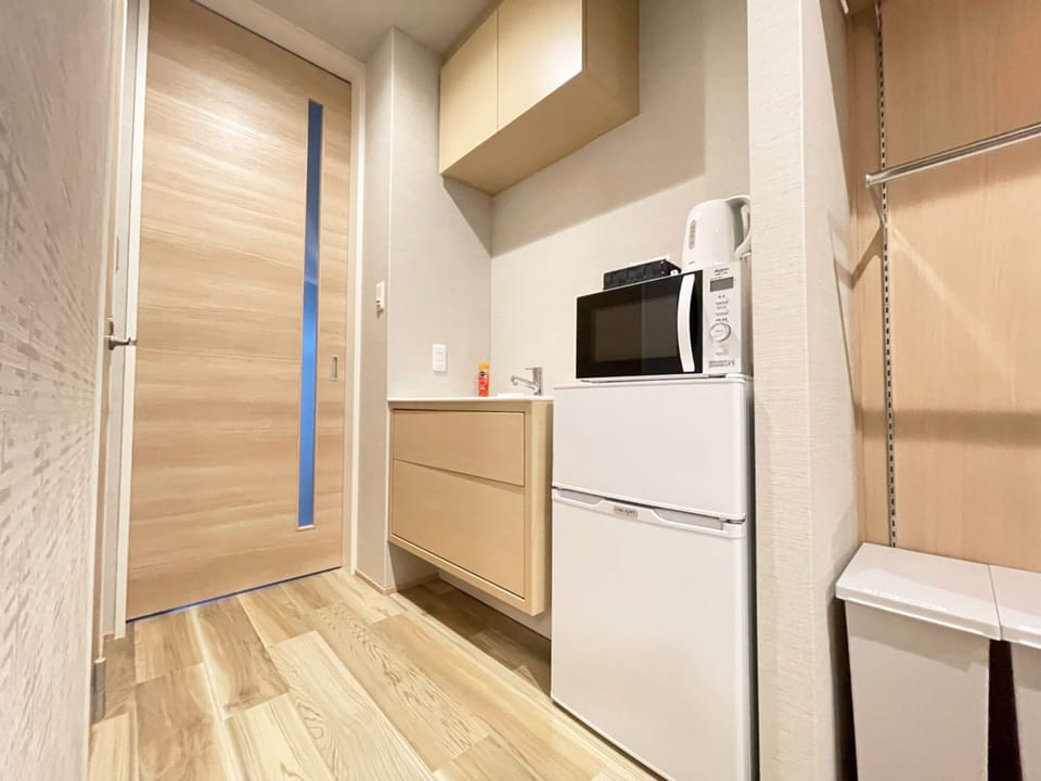 Superior Quadruple Room (102), Non Smoking  (Please contact the property in advance to use Sofa Bed) | Private kitchen | Fridge, microwave, electric kettle, cookware/dishes/utensils