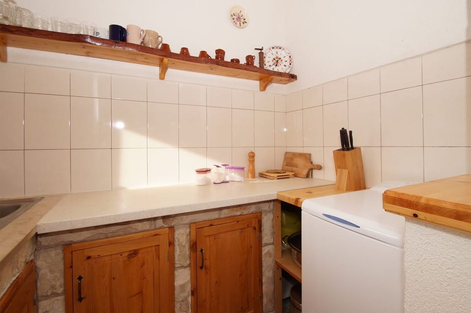 House (Two Bedroom Stone House with Terrace) | Private kitchen | Fridge