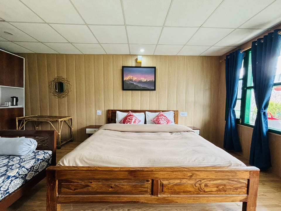 Individually decorated, individually furnished, rollaway beds
