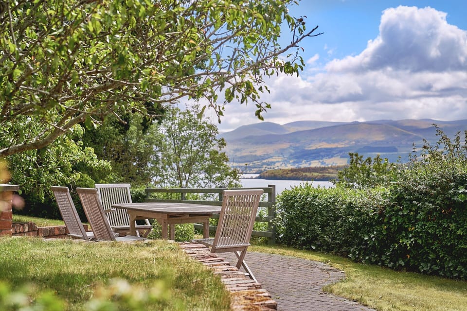 The view from Orchard Cottage, Anglesey