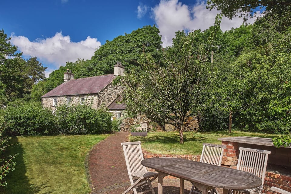 The exterior of Orchard Cottage, Anglesey