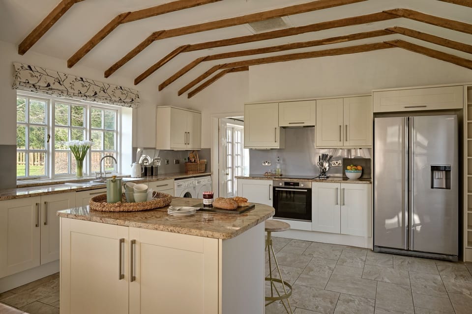 The kitchen at Flock Cottage, Welsh Borders