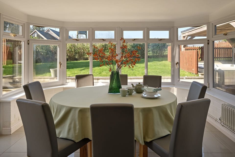 The dining room at Steward's Cottage, Welsh Borders