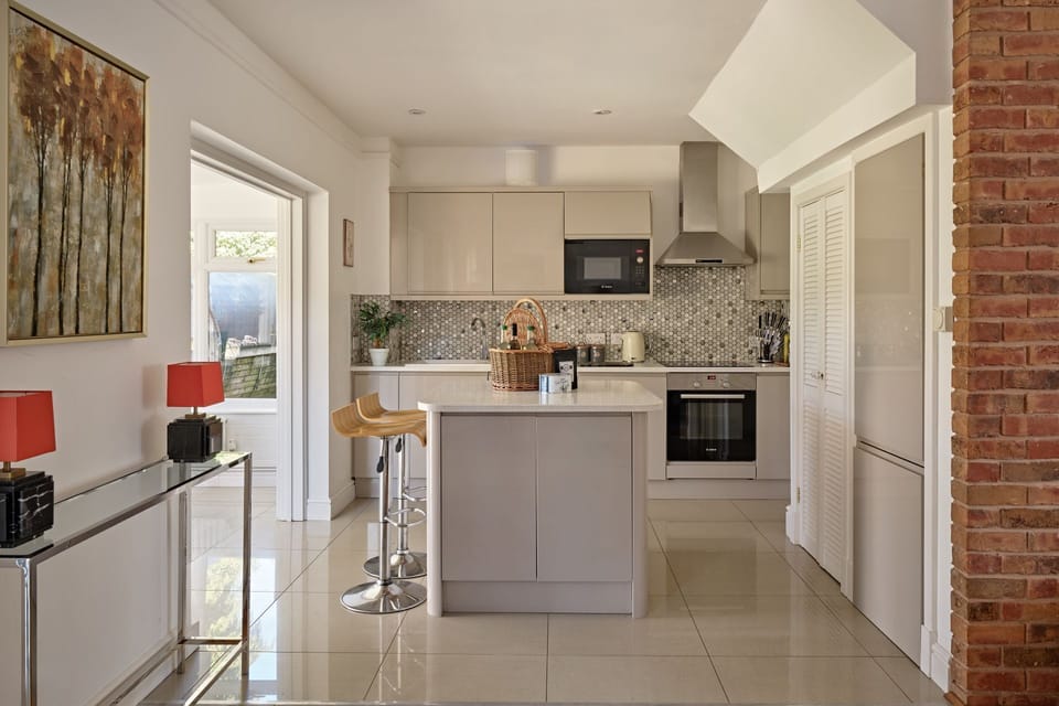 The kitchen at Steward's Cottage, Welsh Borders