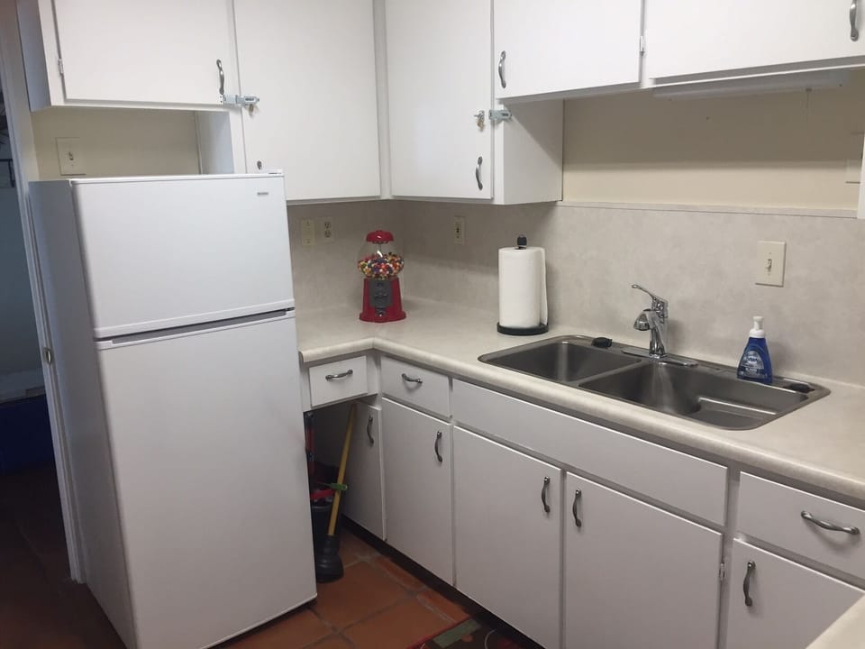 2nd kitchen located behind large kitchen