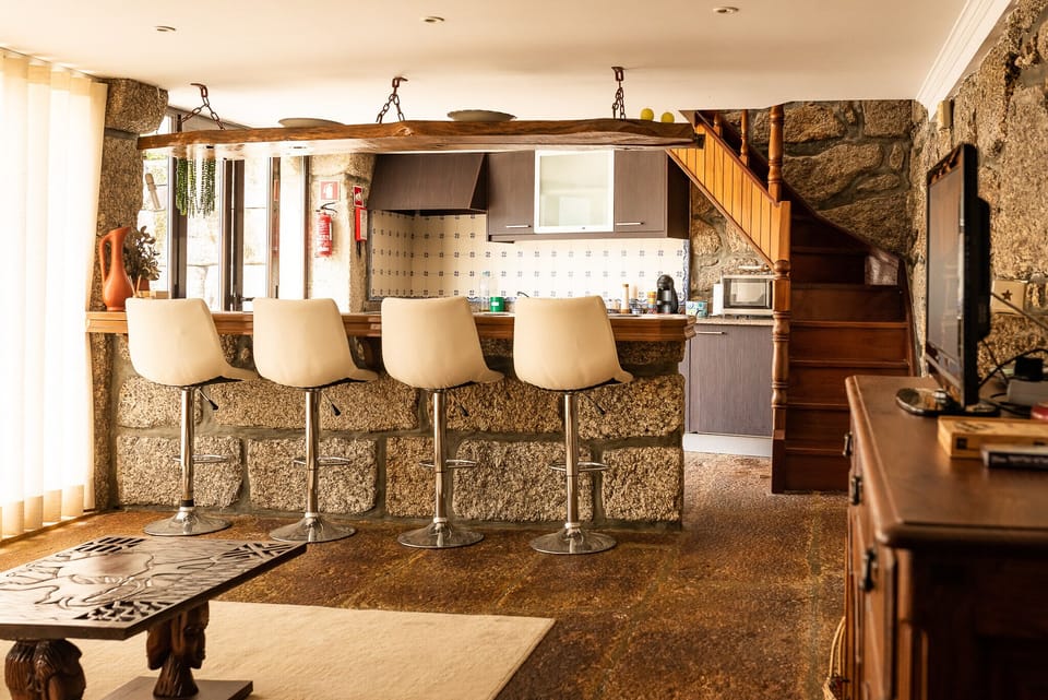 Sala de estar e cozinha