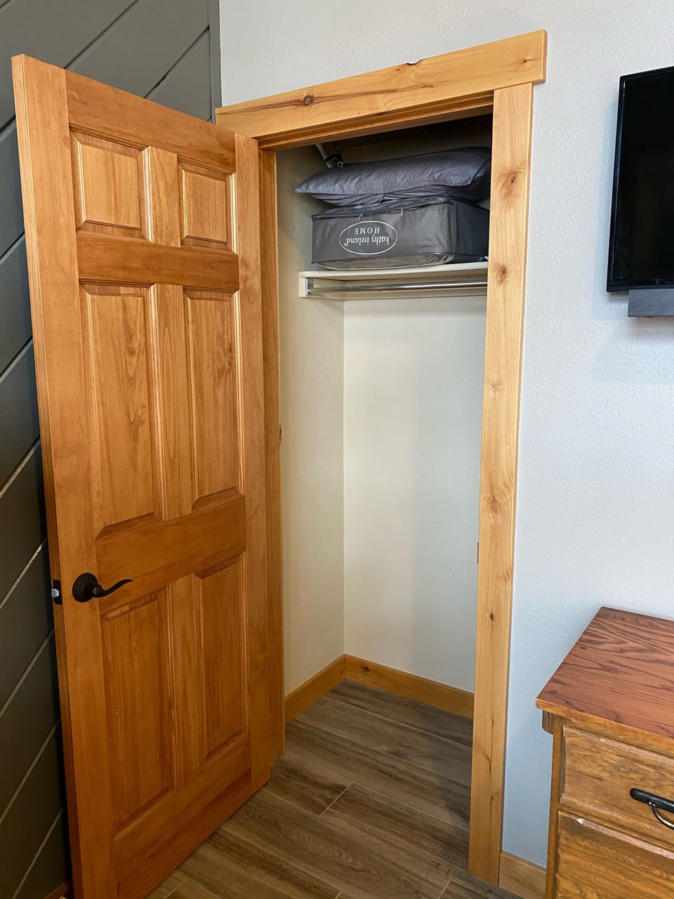 Closet in guest room