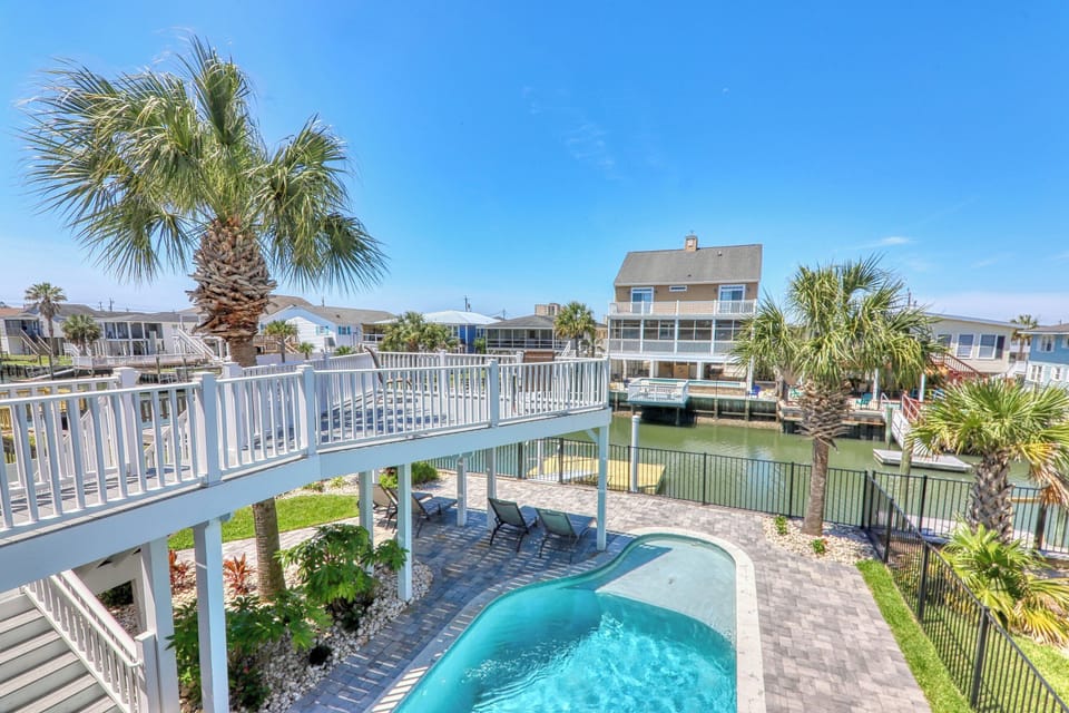 Try your luck at fishing from the floating dock.