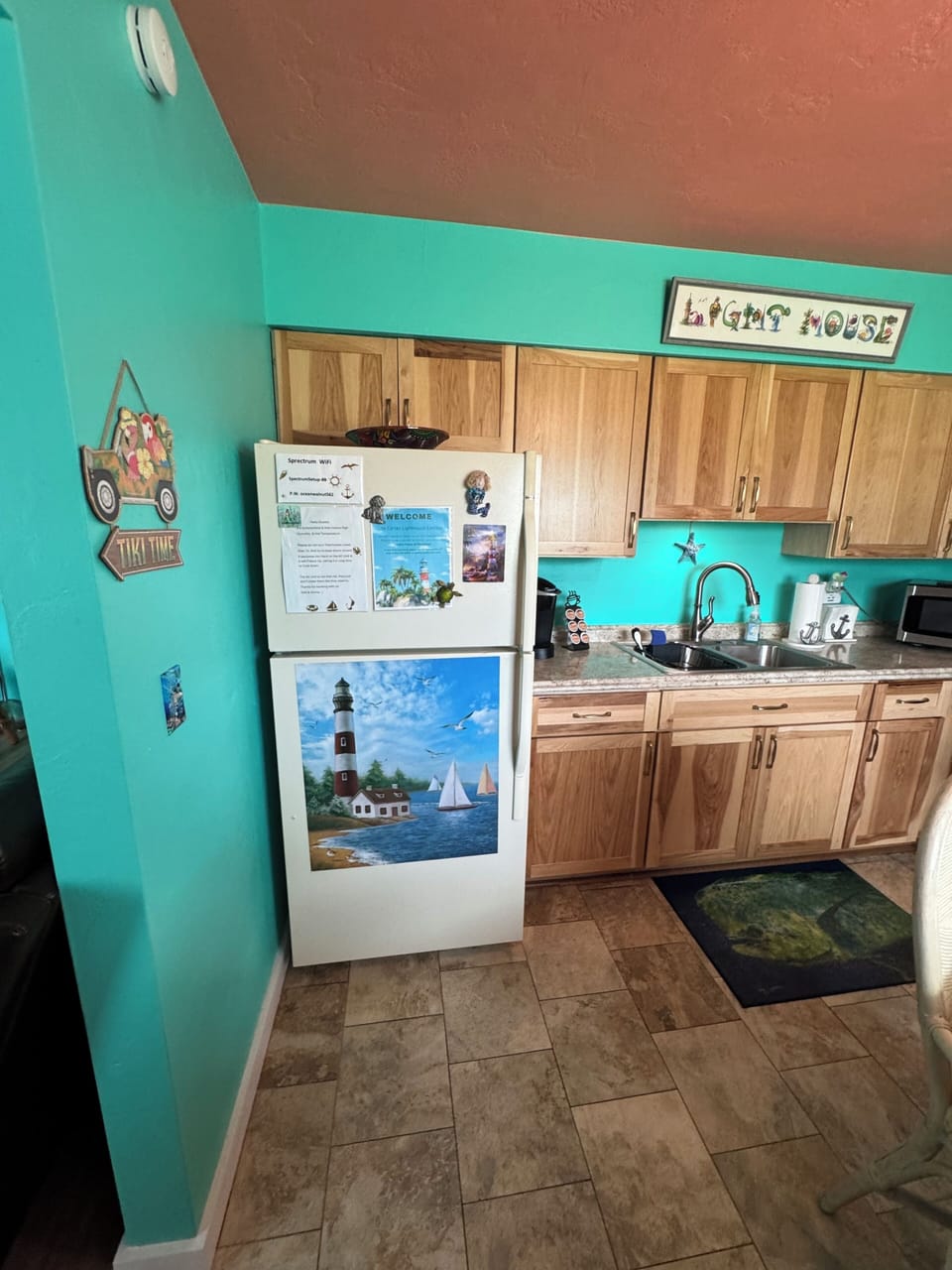 Kitchen fully stocked