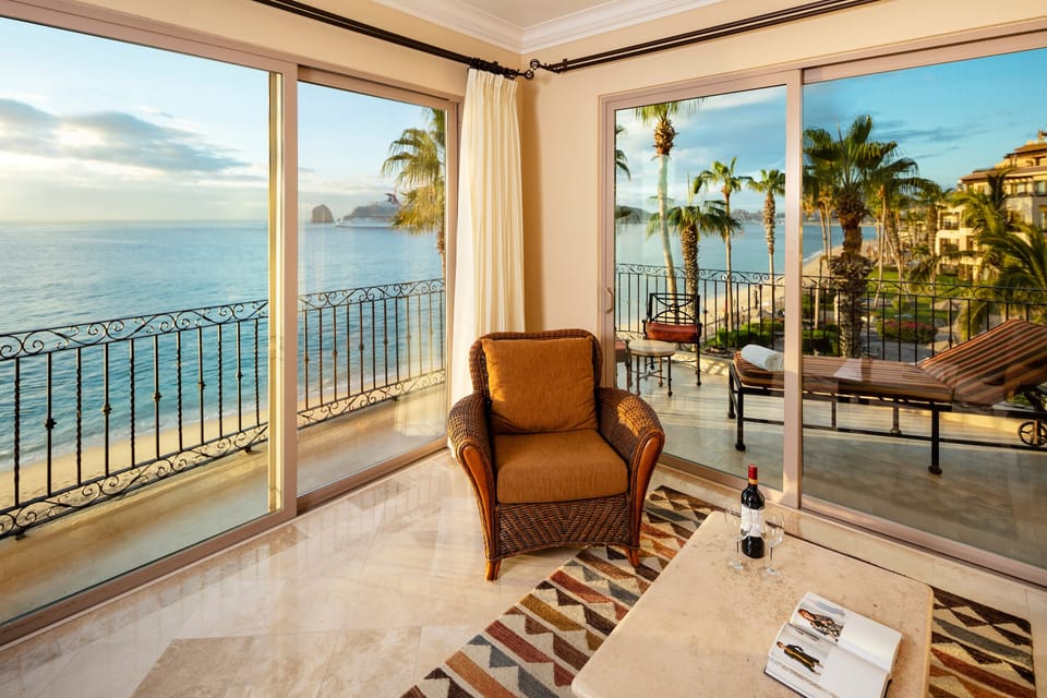 Sitting area with a view in Master bedroom
