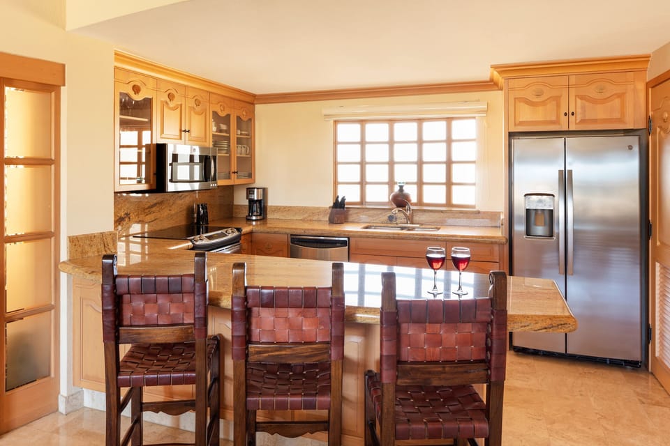 Large stocked updated kitchen