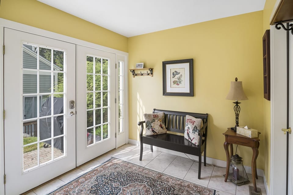Mudroom entrance for all your coats and boots