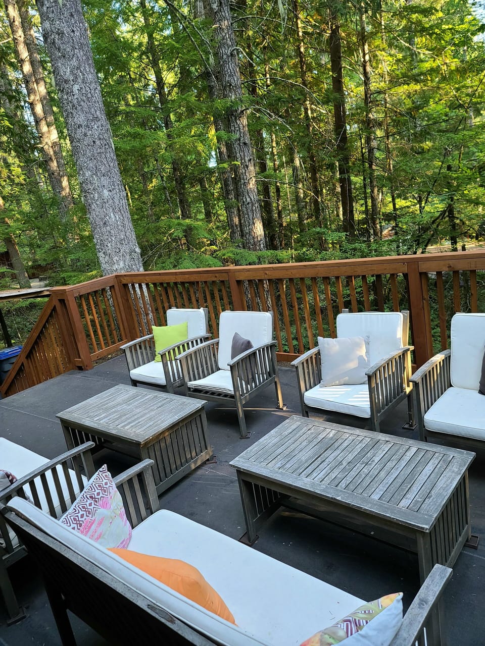 Upper Back Deck -Exterior Entry located by FirePit 