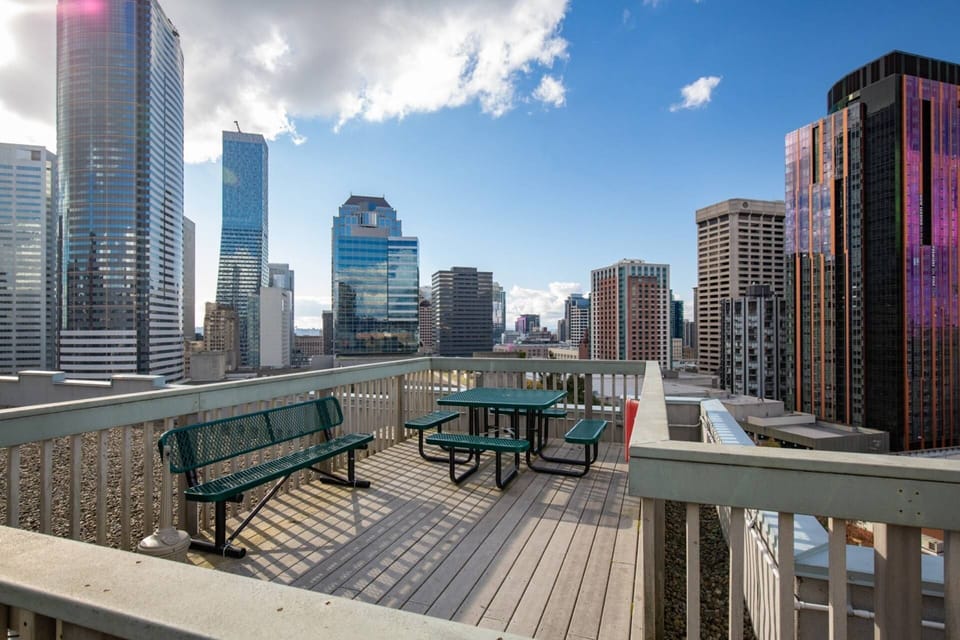 Another perspective from the rooftop deck