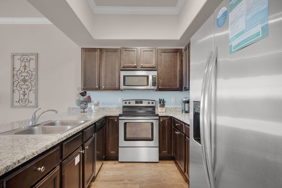 Kitchen has everything your chef will need