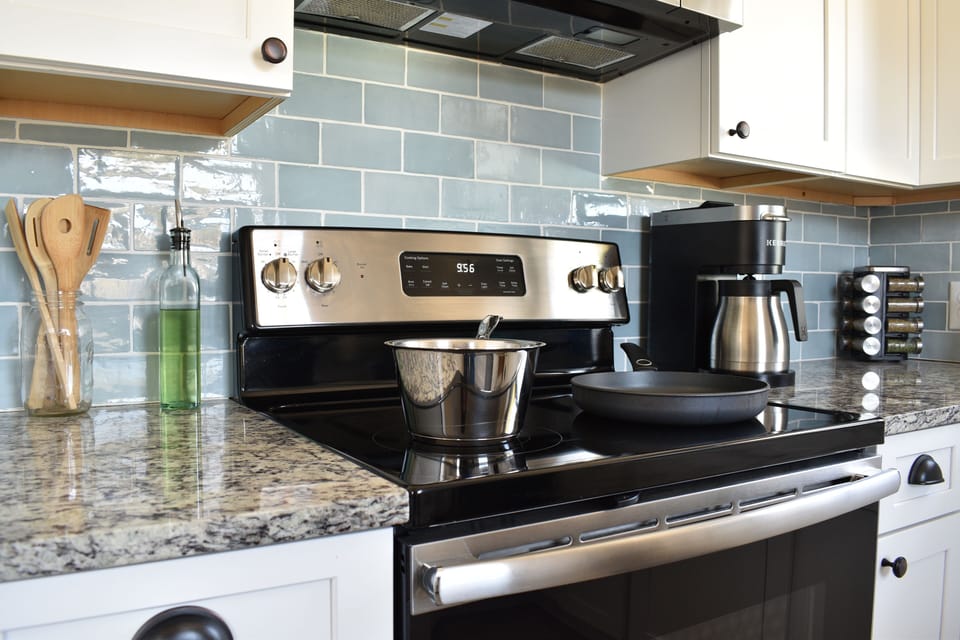 Eat in with a full compliment of quality stainless and nonstick cookware