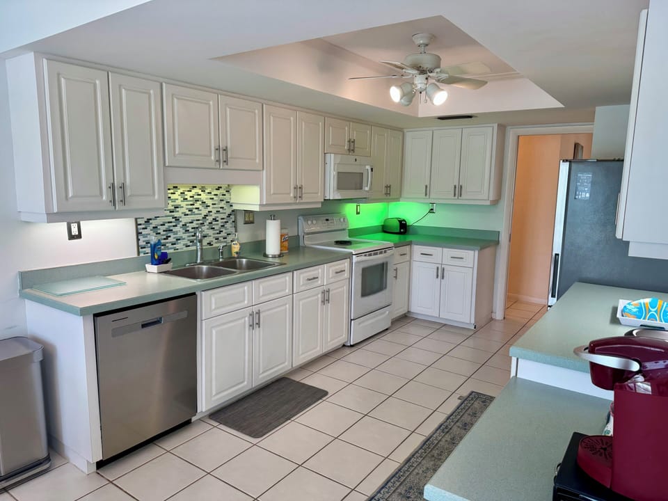 Kitchen (July 2026) (light is not actually green)