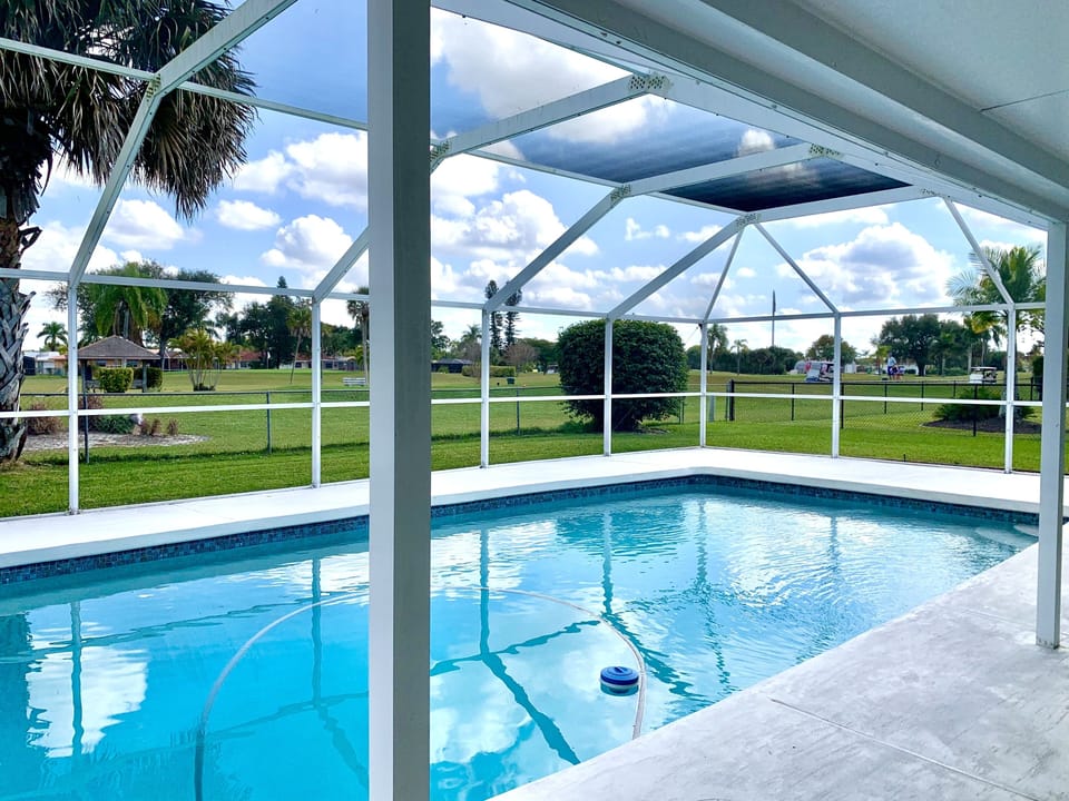 Large pool great for laps and lots of fun!