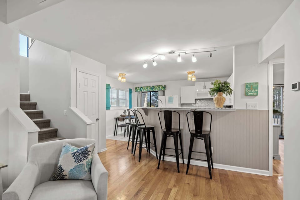 The bar has seating space for up to 4 people.
