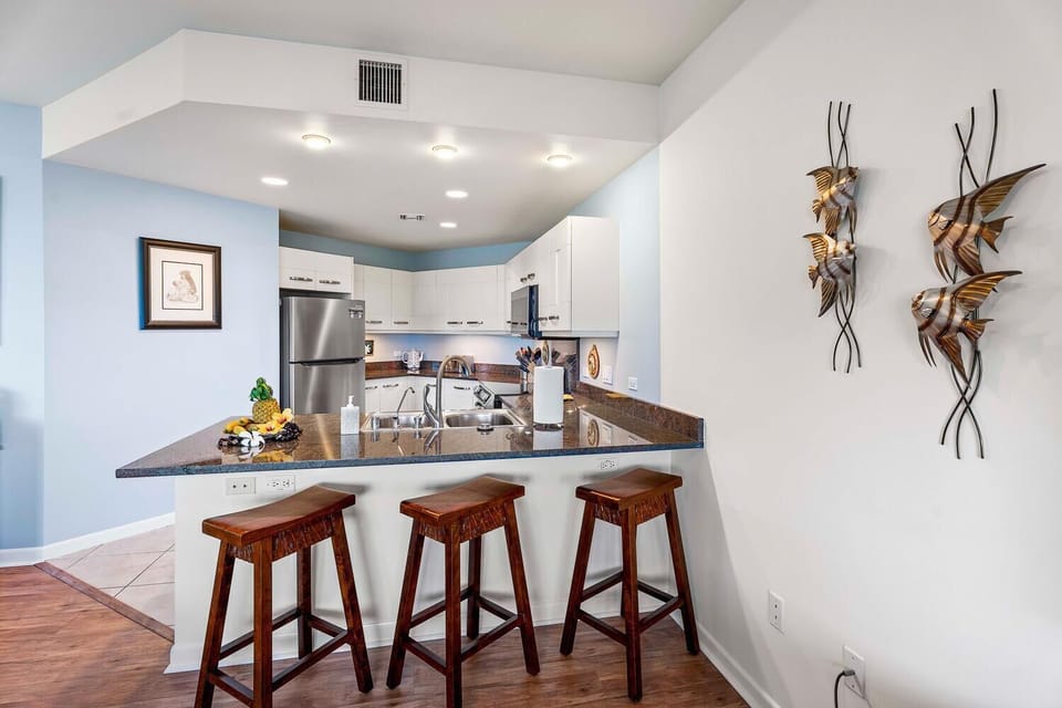 Large kitchen in our Kona Hawai'i vacation rental
