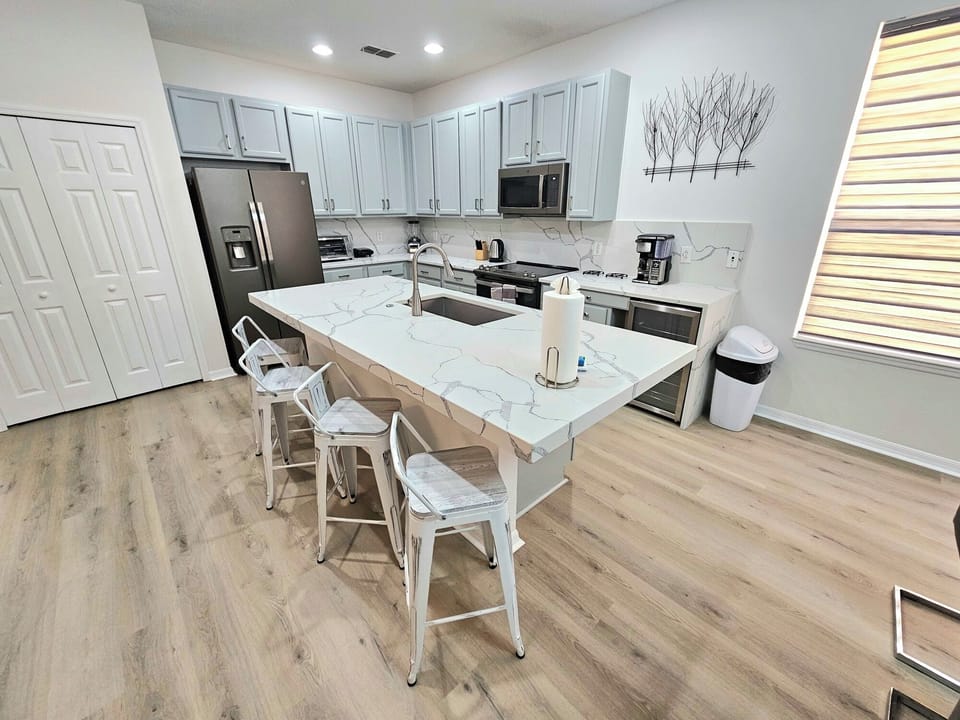 updated Kitchen with Stone Countertops