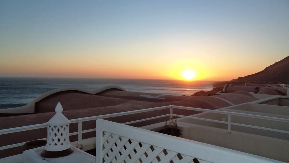 Sunset.