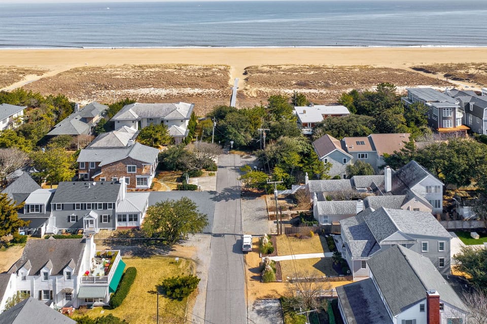 Aerial view of our block. 