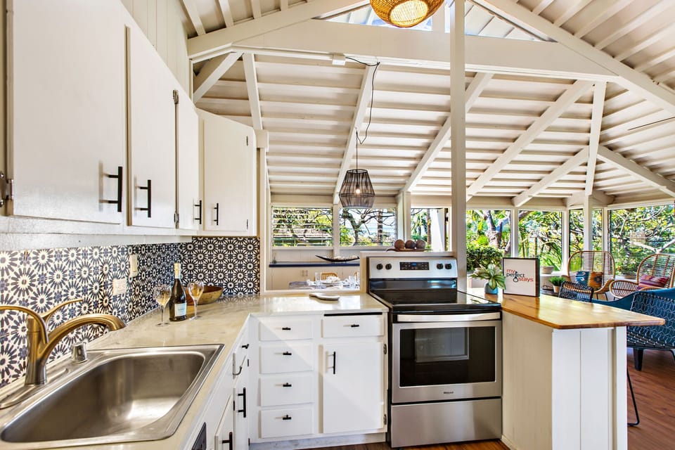 Modern and stainless appliances