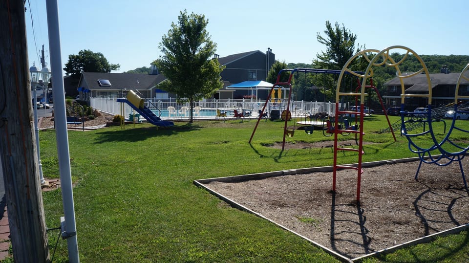 Fun playground for the children to get all their energy out.
