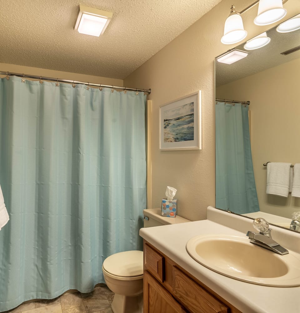 Bathroom 3, complete with tub for baths.